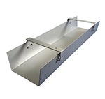 Kabelwanne abklappbar, Kabelwanne zum Unterschrauben unter Schreibtisch, Abklappere Kabelwanne Schreibtisch, Kabelwanne Büromöbel